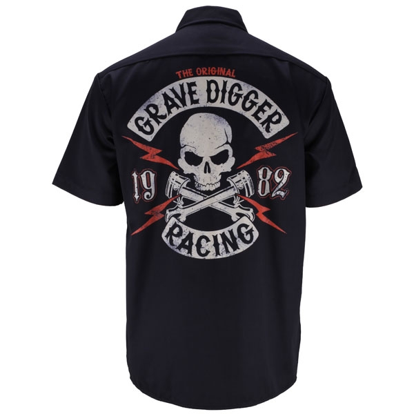 Grave Digger Bolts Work Shirt